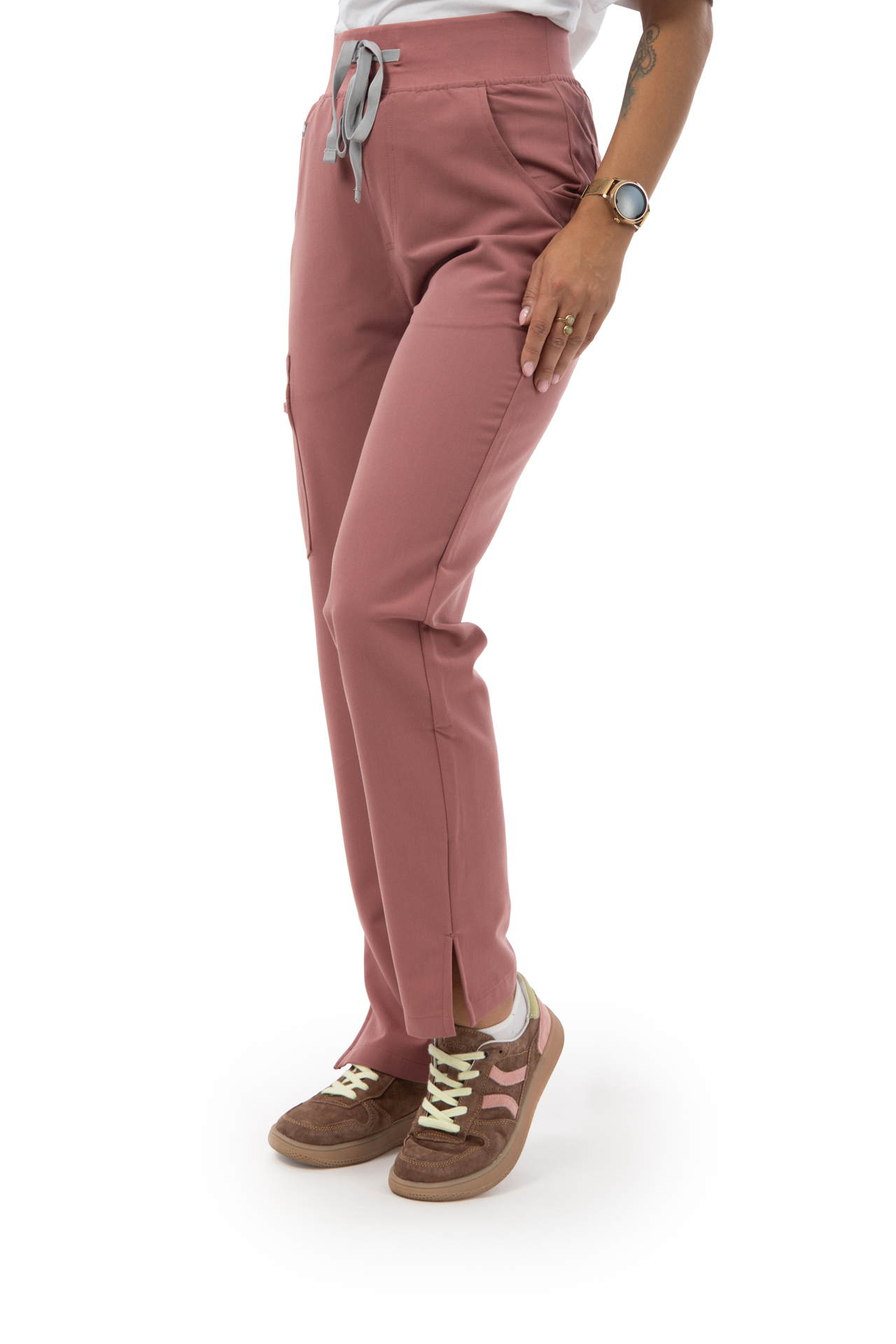 MYNTS Straight Leg Pants Women WMP002 Terra Rose Mynts, terra rose